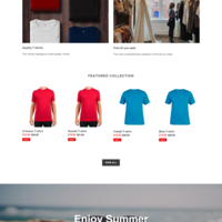 My Shopify storefront  