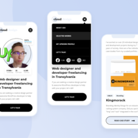 2021 Portfolio Redesign Mobile