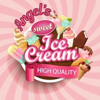 ANGEL'S ICE CREAM CAFE LOGO