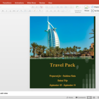 Travel Itinery