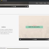 Graphic design using Canva.