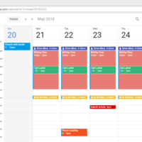 Calendar management and event planning