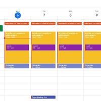 Schedule Calendar Management