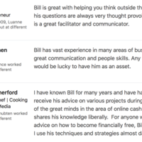 Testimonials - Strategic Planning and Business Consulting