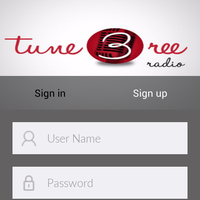 Tune3ree Radio (Sign In)