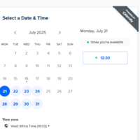 Appointment scheduling using Calendly