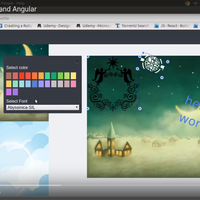 Crello Clone in node js angular 5