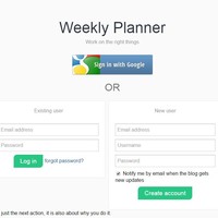 WeeklyPlanner