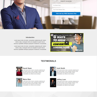 Clickfunnels landing page design