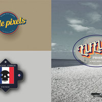I will design vintage retro typography for the logo