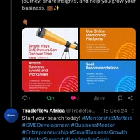 Twitter (X) page managed for a Trade-Tech company 