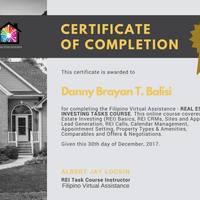 Real Estate Certification by Jay Locsin