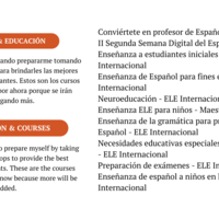 Education courses 