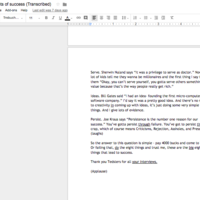 Transcription 