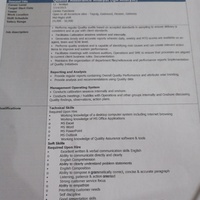 Sample work-Job description