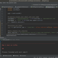 Python API test with nose