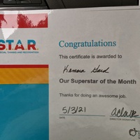 Certificate from a former Director