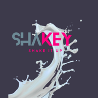 SHAKEY- milkshake bar logo