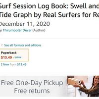 Surf Session Log Book