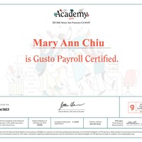 Gusto Payroll Certification
