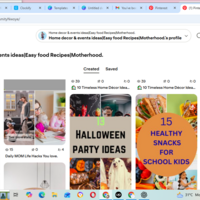 Pinterest content creation and management.