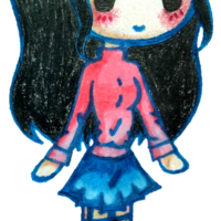 A "chibi" style character