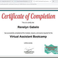 VA Certificate