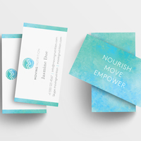 Moving Nutrition logo + business cards