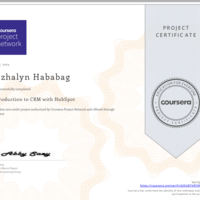 Certificate Hubspot