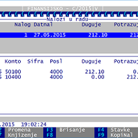Dos based accounting app