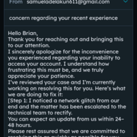Replying via Email customer's request on Hubspot 
