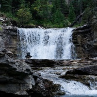 Lower Fall at Johnston Canyon Banff National Park