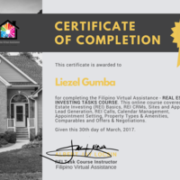 Gold Certificate in Real Estate Investing Course