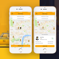 Metro Group Taxi Booking App