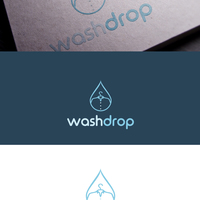 Wash Drop logo design