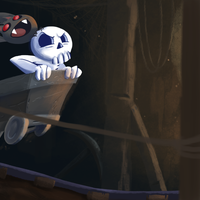 Promo Art for Konami's Skelattack
