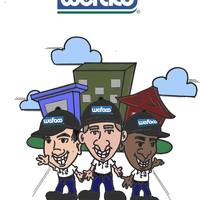 A portfolio image also used as a t-shirt, and cap print.