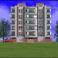 Architectural plan design 3D VIew