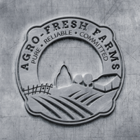 Agro Fresh Farms -Final Logo - Metallic Mockup