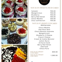Cupcake menu