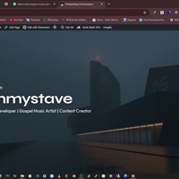 Onbaording page for a portfolio website