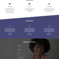 TeachUs website