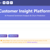Web Scraping, NLP, ML, Full Stack