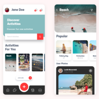 Travel App Design
