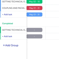 Used Monday.com project
