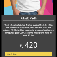 Podda Store Mobile Responsive View