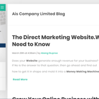 A simple but Beautiful Blog App for AIS Ltd
