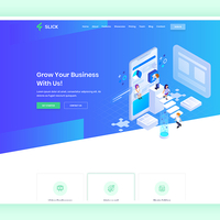 Slick - Landing Page Design