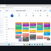 Calendar schedule