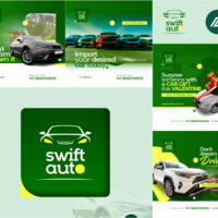 Social Media Designs for SwiftAuto 